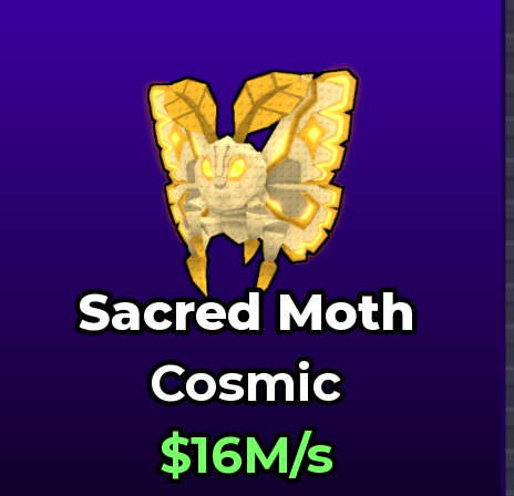 Sacred Moth Update #4 pet card